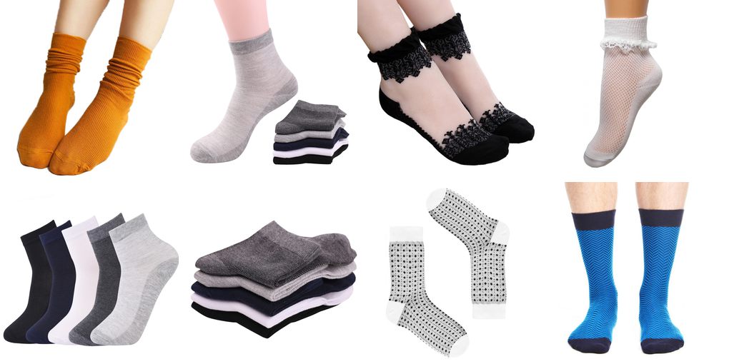 thin cotton socks